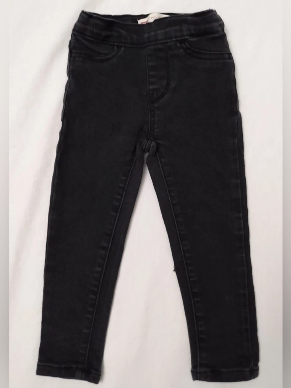 GIRLS LEVIS PULL ON JEGGING JEANS BLACK 3T 2-3 YEARS